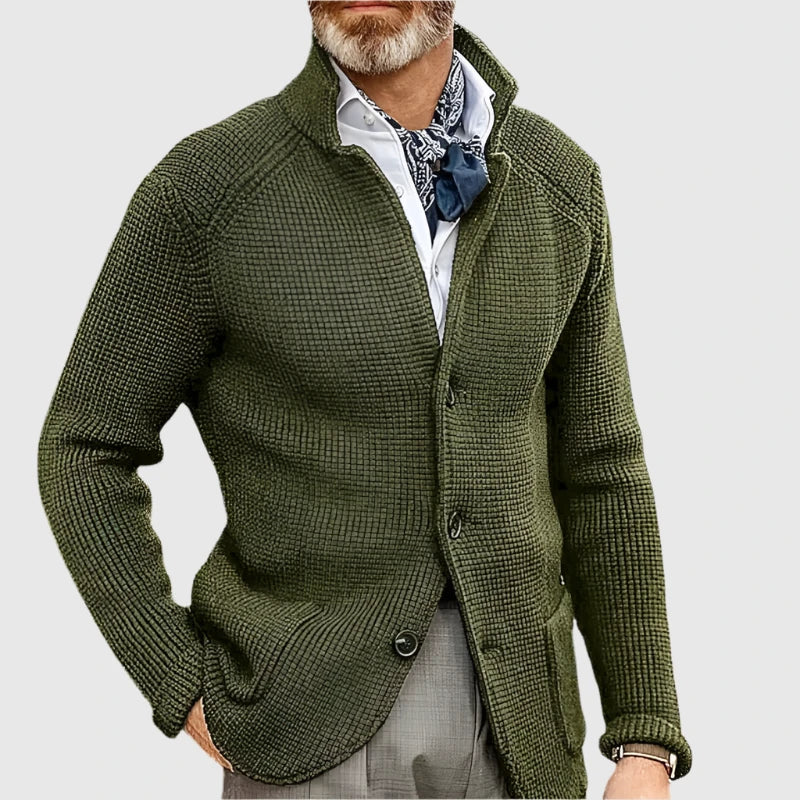 Benjamin™ | Merino Knit Cardigan - By Mezory-London