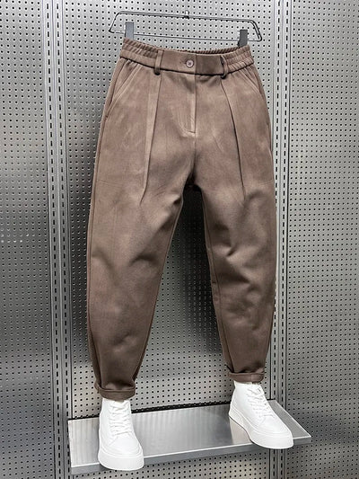 James™ | Elegant Mélange Trousers