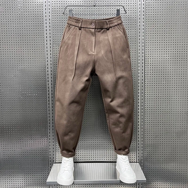 James™ | Elegant Mélange Trousers