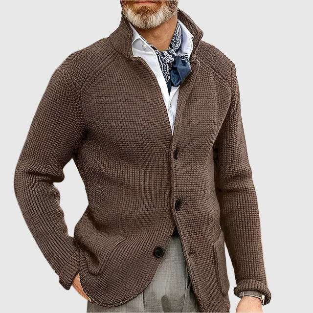 Benjamin™ | Merino Knit Cardigan - By Mezory-London