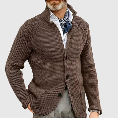 Benjamin™ | Merino Knit Cardigan - By Mezory-London