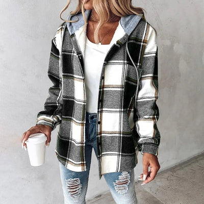 Josefin™ | Aurora Check Shirt Jacket