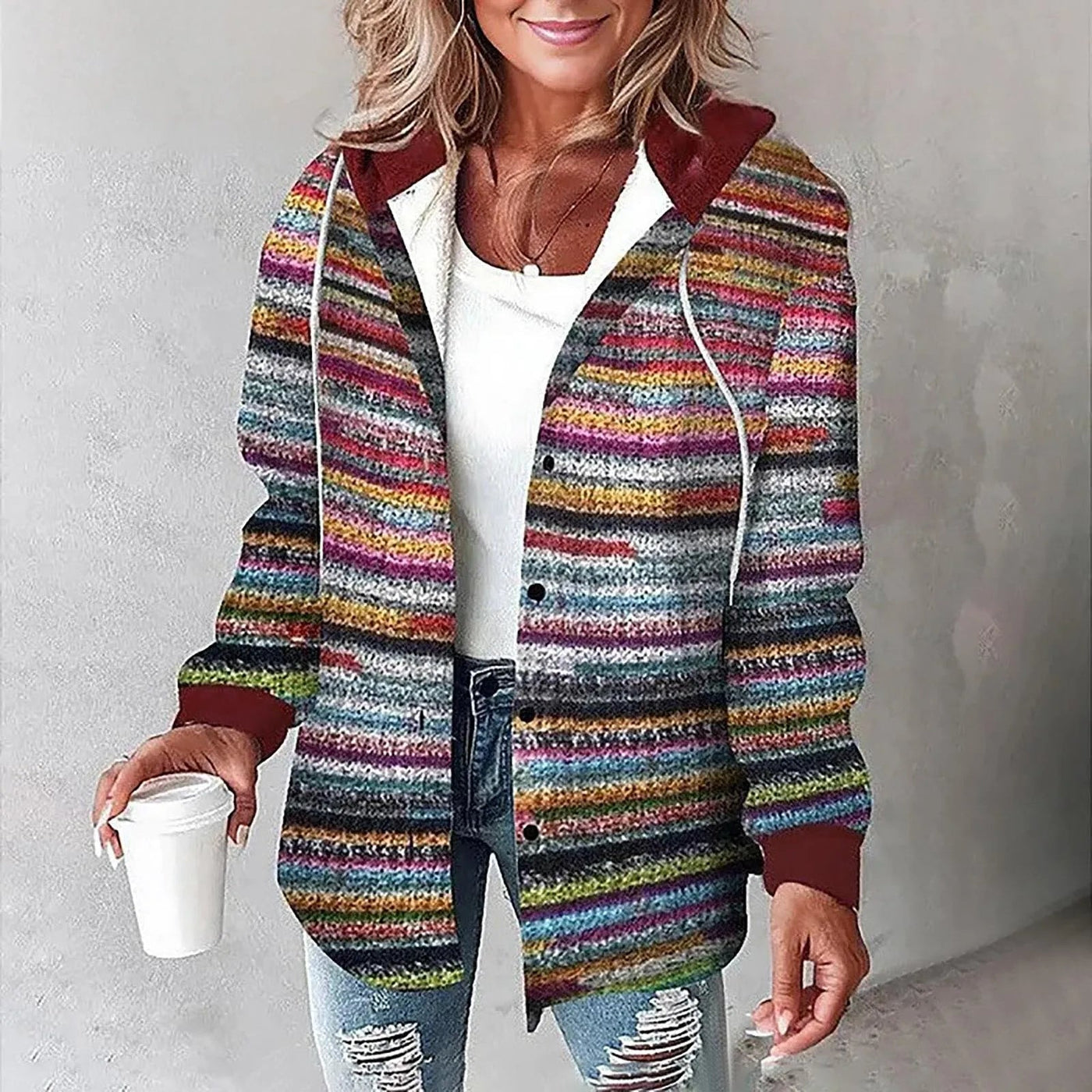Josefin™ | Aurora Check Shirt Jacket