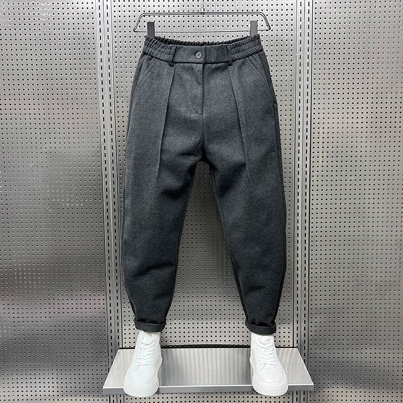 James™ | Elegant Mélange Trousers