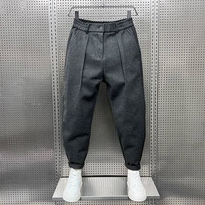 James™ | Elegant Mélange Trousers