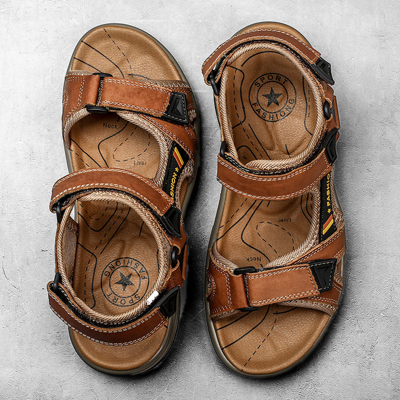 Breon™ | Classic Comfort Leather Sandals