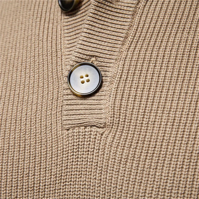 Preston™ | Classic Button-Neck Sweater - By Mezory-London