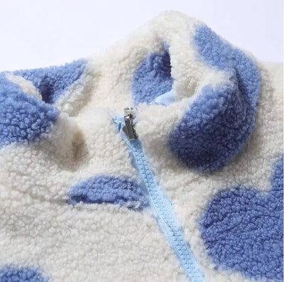 Maya™ | Reversible Heart Hooded Jacket - By Mezory-London