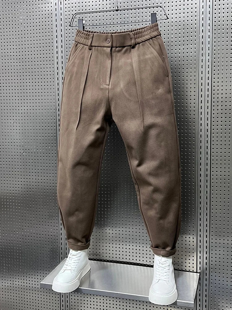 James™ | Elegant Mélange Trousers