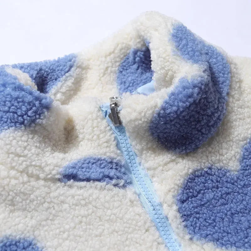 Maya™ | Reversible Heart Hooded Jacket - By Mezory-London