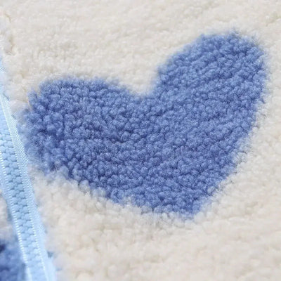 Maya™ | Reversible Heart Hooded Jacket - By Mezory-London