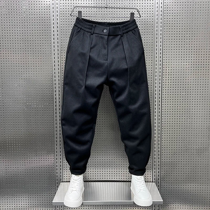 James™ | Elegant Mélange Trousers