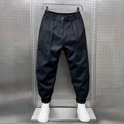 James™ | Elegant Mélange Trousers
