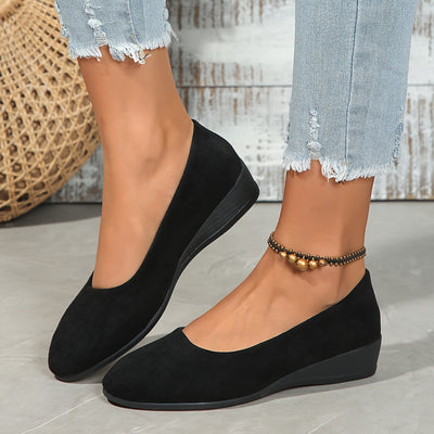 Ava™ | Sleek Comfort Wedge Flats - By Mezory-London