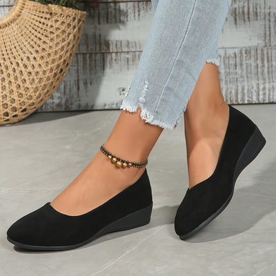 Ava™ | Sleek Comfort Wedge Flats - By Mezory-London