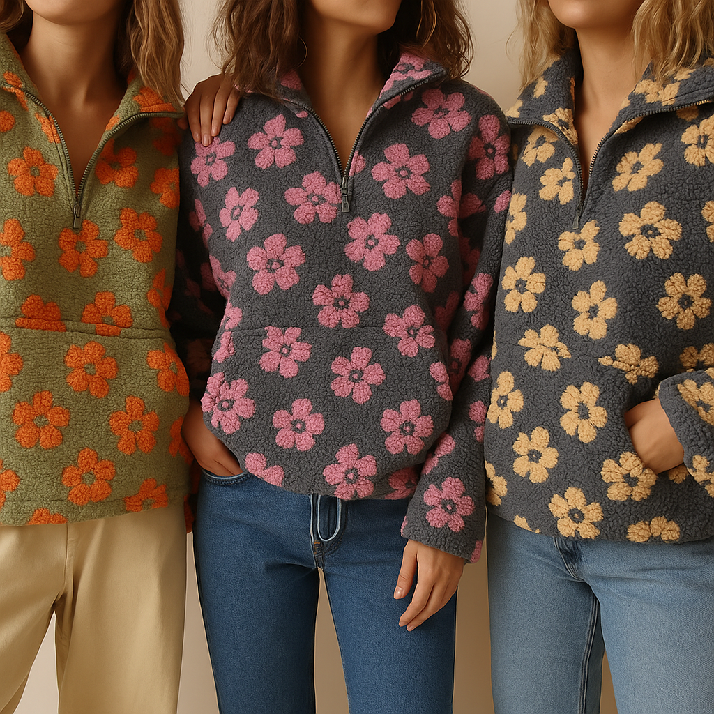 Daisy™ | Bloom-Pattern Pullover - By Mezory-London