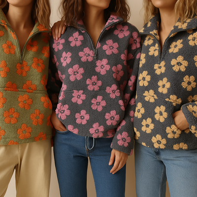 Daisy™ | Bloom-Pattern Pullover - By Mezory-London