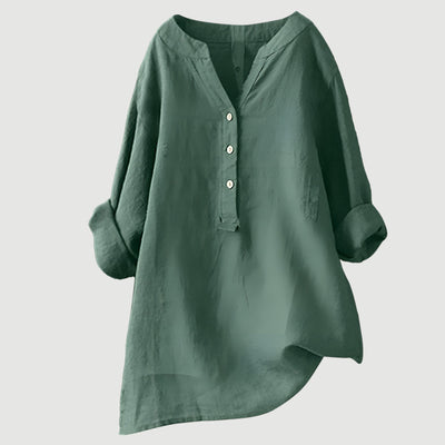 Ashley™ | Airy and Comfortable Linen Women's Blouse