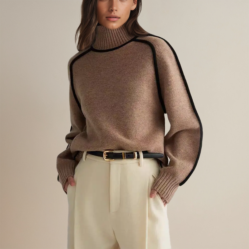 Odette™ | Classic Knit High-Neck