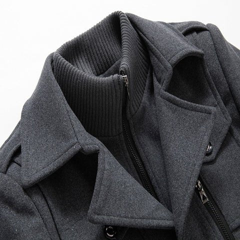 Benjamin™ | Dual-Layer 2-in-1 Coat - By Mezory-London