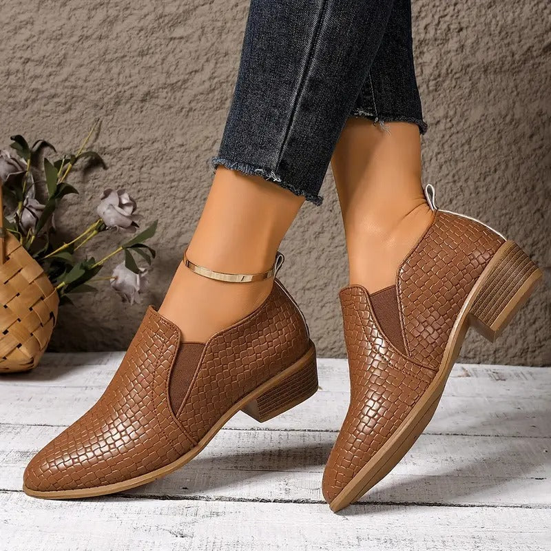 Eleanor™ – Premium Orthopedic Leather Oxfords - By Mezory-London