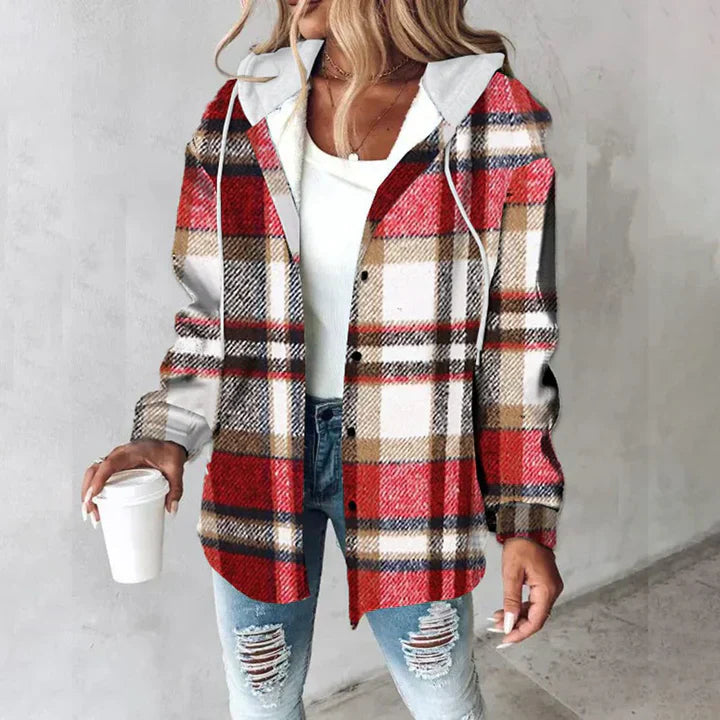 Josefin™ | Aurora Check Shirt Jacket