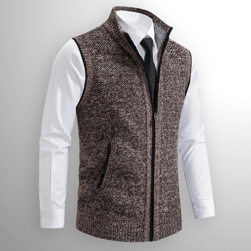 Lennox™ | Quilted Zip Vest - By Mezory-London