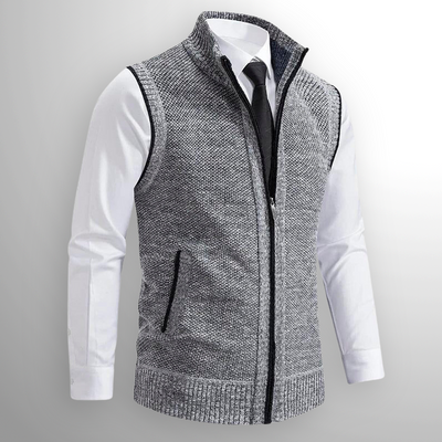 Lennox™ | Quilted Zip Vest - By Mezory-London