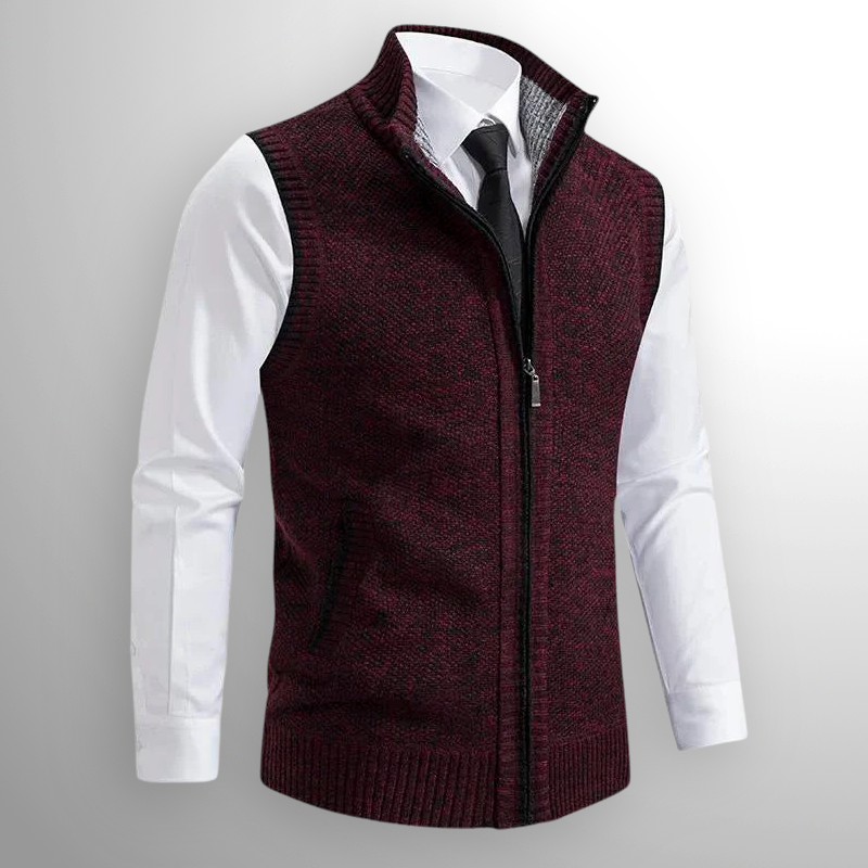 Lennox™ | Quilted Zip Vest - By Mezory-London